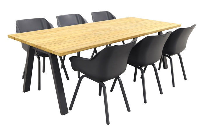 Hartman Sophie element xerix|Ambassador 240x100 cm. tuinset - 7 delig