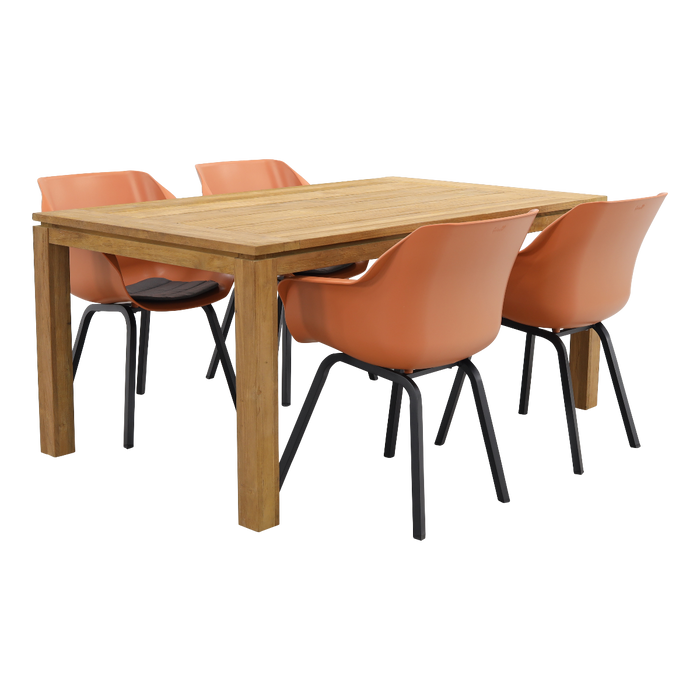 Hartman Sophie Element Terra|Rome brown 170 cm. tuinset - 5-delig