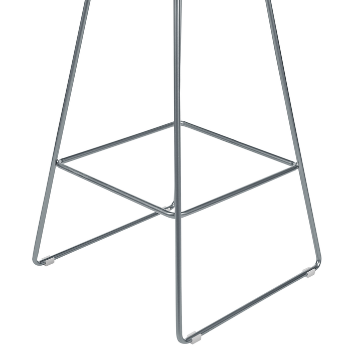 Beliani - BISBEE - Barkruk set van 2 - Zilver - Metaal