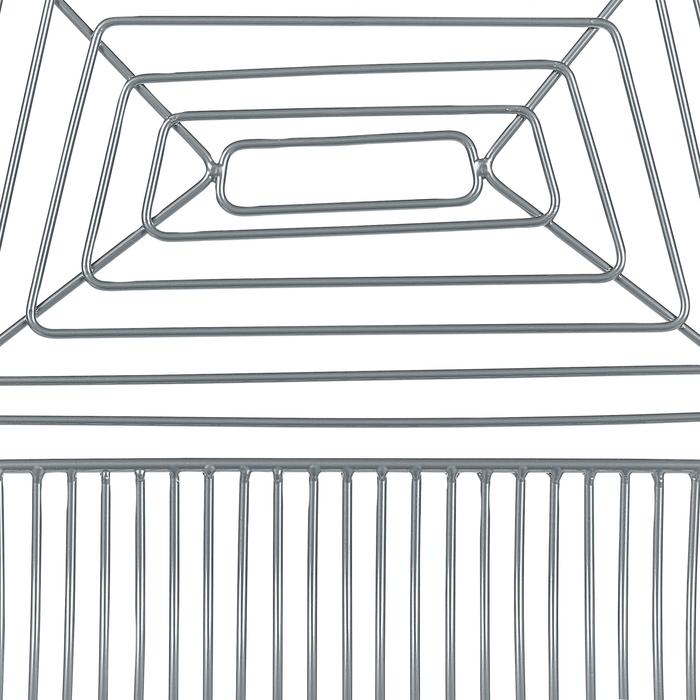 Beliani - BISBEE - Barkruk set van 2 - Zilver - Metaal