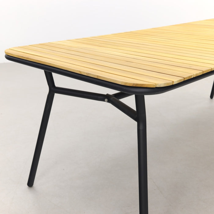 Hartman Sophie Studio Black|Bella 220x95 cm. - 7-delige tuinset