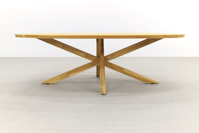 Taste Prado Ellips ovale tuintafel - 240x115 cm. teakhout