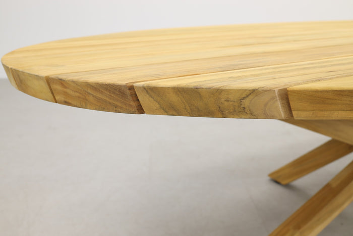 Taste Prado Ellips ovale tuintafel - 240x115 cm. teakhout