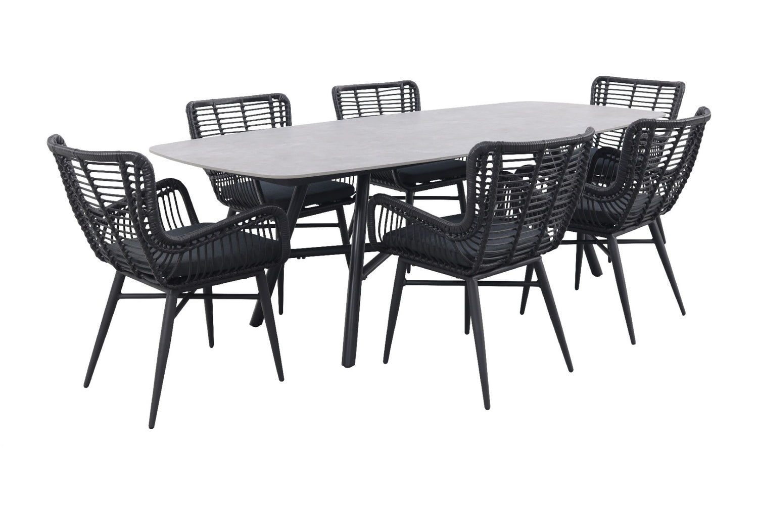 Hartman Jasmine|Benevento 240x110 cm. - Deens ovale tuinset