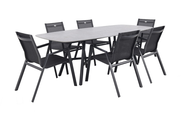 Hartman Napoli|Benevento 240x110 cm. - stapelbare tuinset