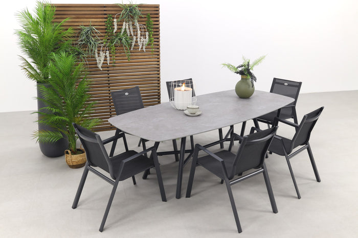 Hartman Napoli|Benevento 240x110 cm. - stapelbare tuinset