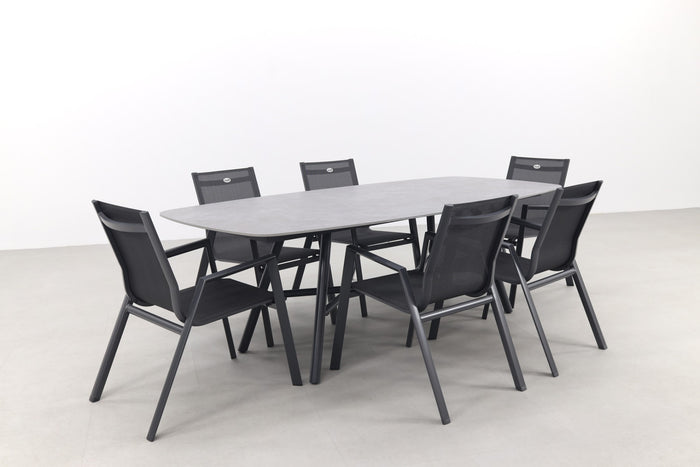 Hartman Napoli|Benevento 240x110 cm. - stapelbare tuinset