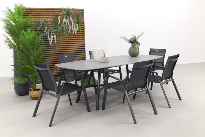 Hartman Napoli|Benevento 240x110 cm. - stapelbare tuinset