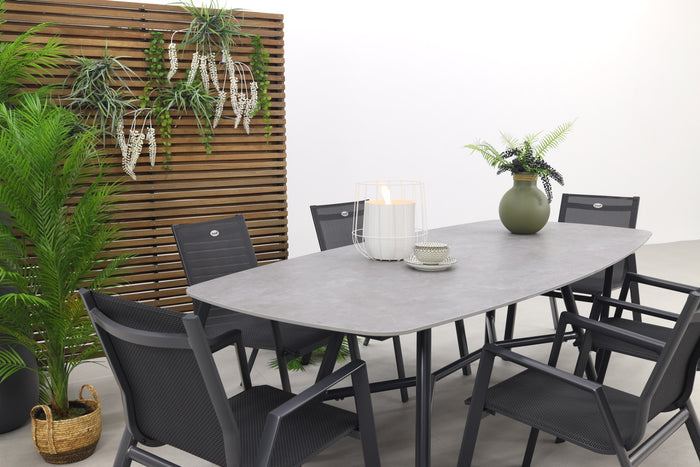 Hartman Napoli|Benevento 240x110 cm. - stapelbare tuinset