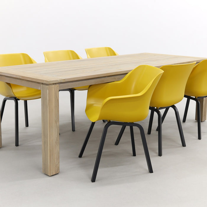 Hartman Sophie Element Geel|Rome grey 240 cm. tuinset - 7-delig