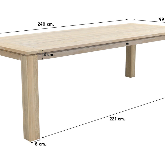 Hartman Sophie Element Geel|Rome grey 240 cm. tuinset - 7-delig