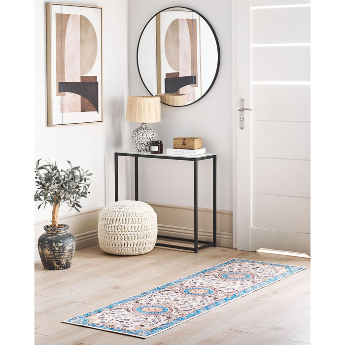 Beliani - GORDES - Loper tapijt - Lichtbeige - 60 x 200 cm - Polyester