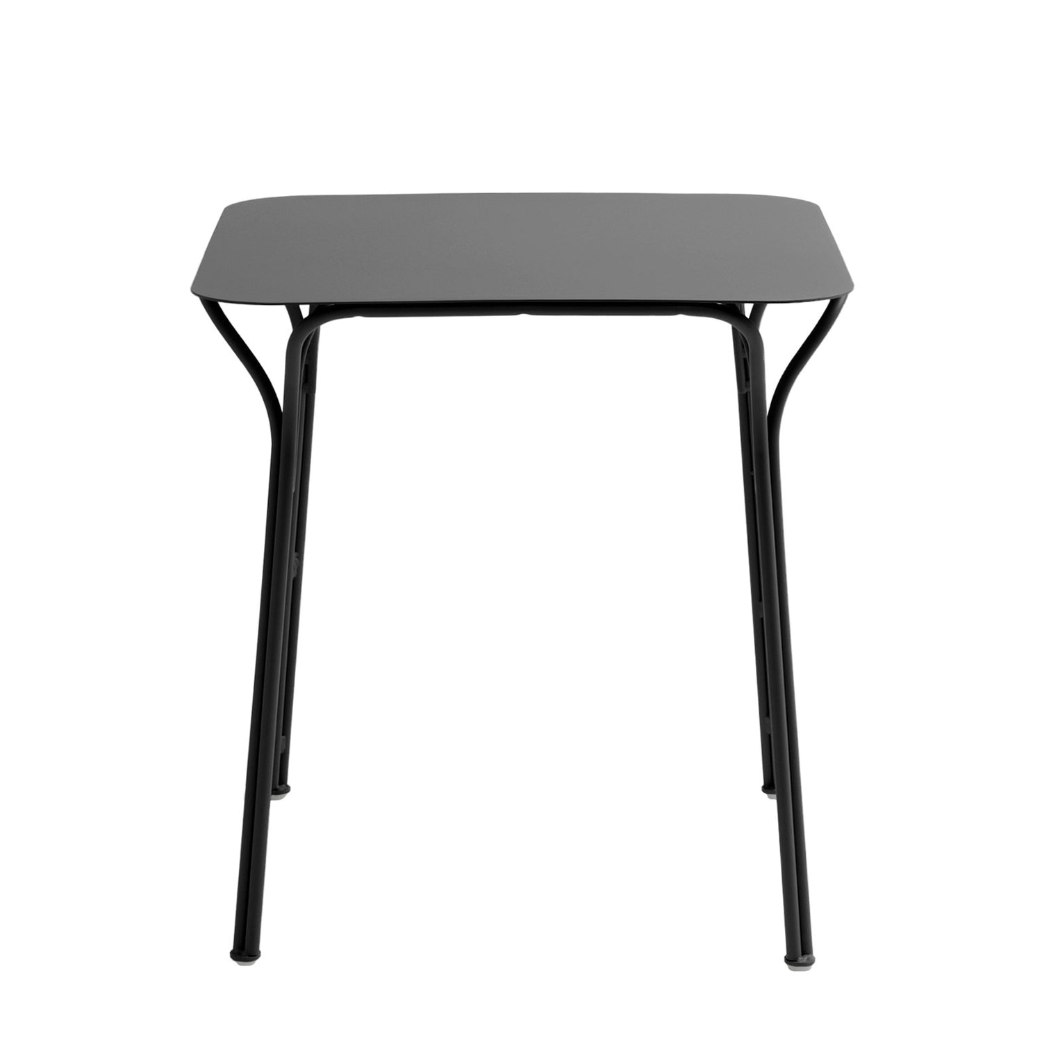 Kartell Hiray Bistrotafel - Zwart - Vierkant