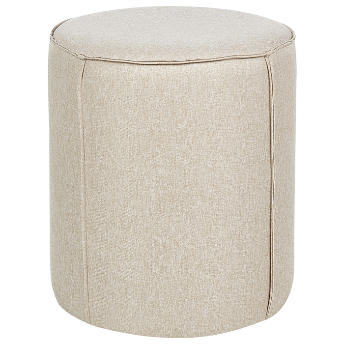 Beliani - SEDONA - Poef - Beige - Linnen