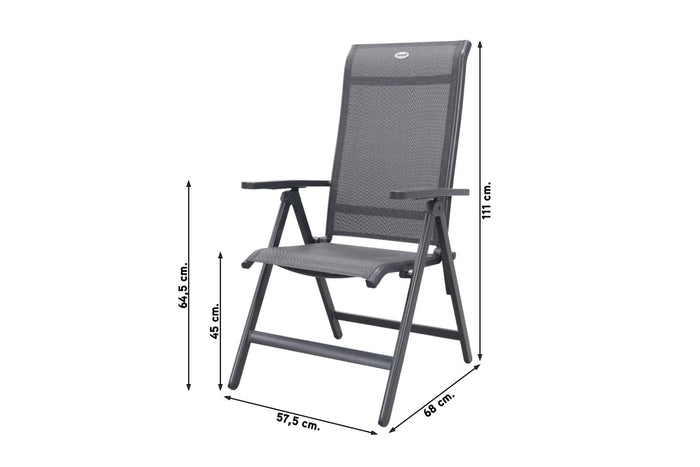 Hartman Milaan verstelbaar|Nevada 240x100 cm. tuinset