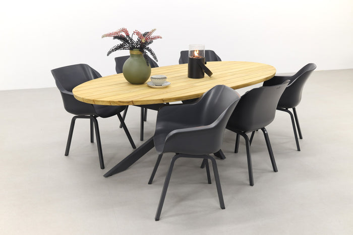 Hartman Sophie Element|Taste Prado Ellips 240x115 cm. tuinset