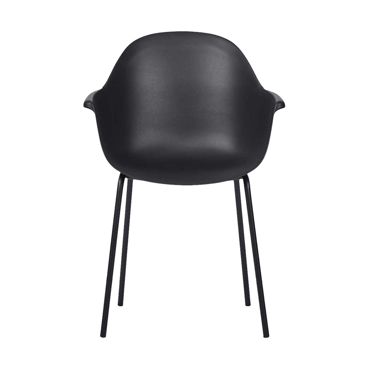 Lisomme Dorian kunststof tuinstoel zwart