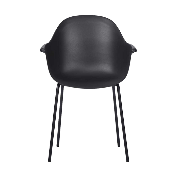 Lisomme Dorian kunststof tuinstoel zwart