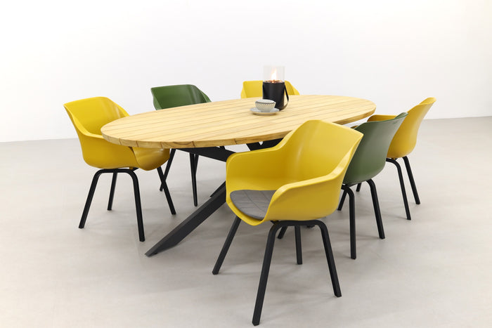 Hartman Sophie element yellow|green|Taste Prado 240x115 cm. tuinset