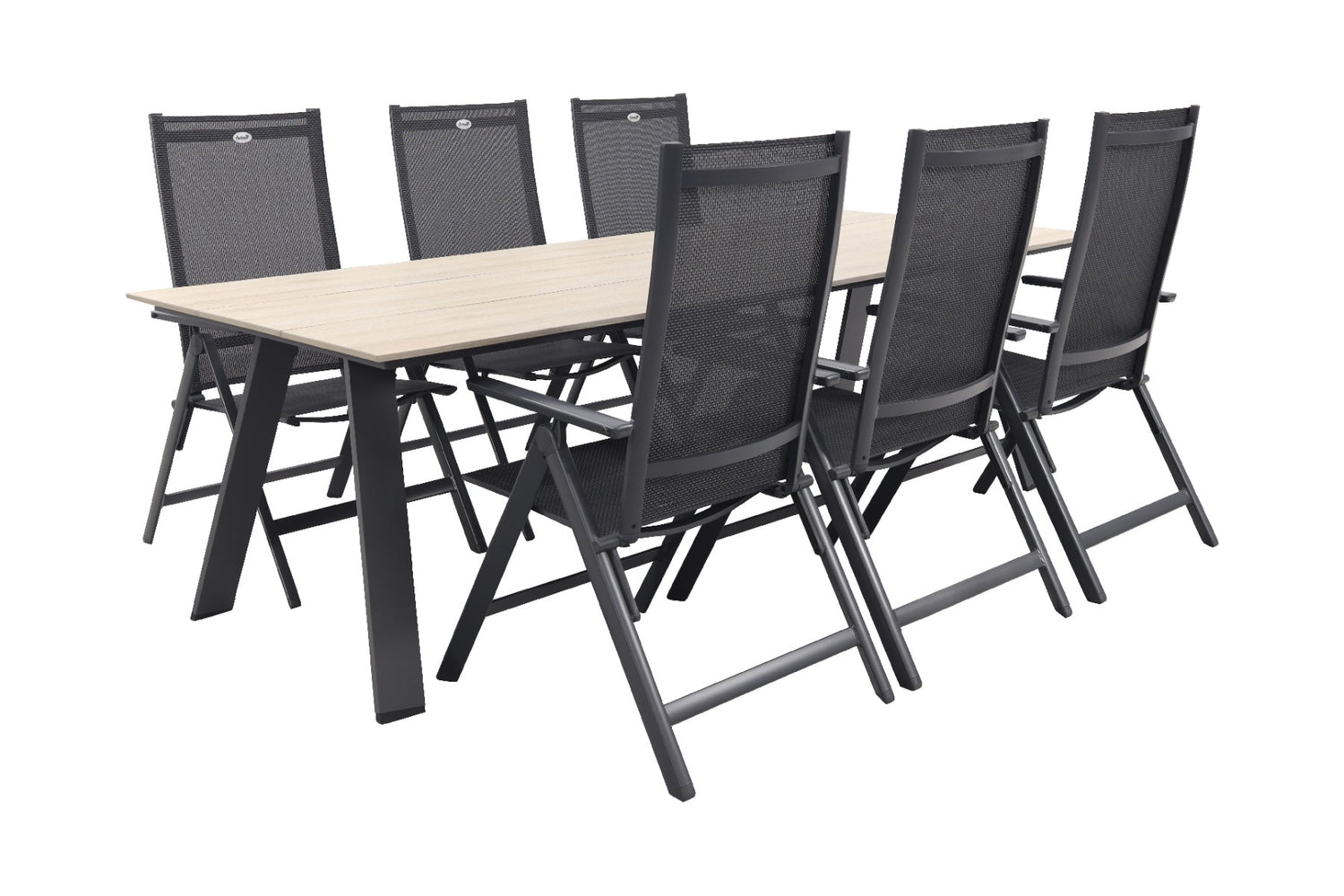 Hartman Napoli verstelbaar|Nevada 240x100 cm. tuinset