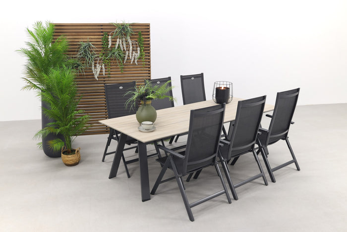 Hartman Napoli verstelbaar|Nevada 240x100 cm. tuinset