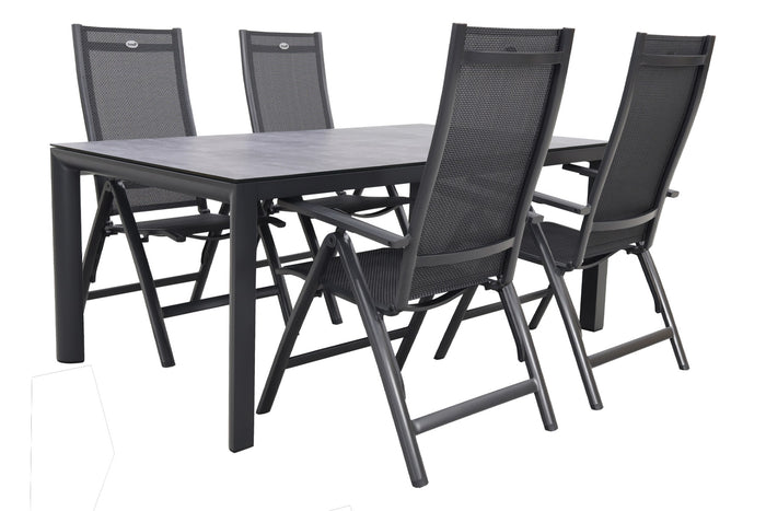 Hartman Roma|Baltimor 180 cm. verstelbare tuinset - 5-delig