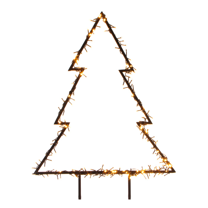 Luca Lighting Kerstboom Tuinsteker - LED - L53 x H75 cm - Warm Wit