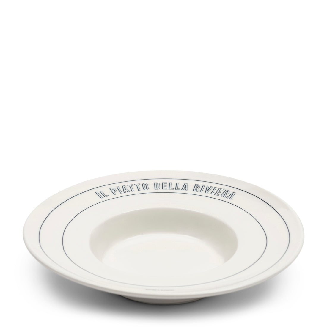 Riviera Maison pastabord Wit - Long Island - Porselein (ØxH) 26x4