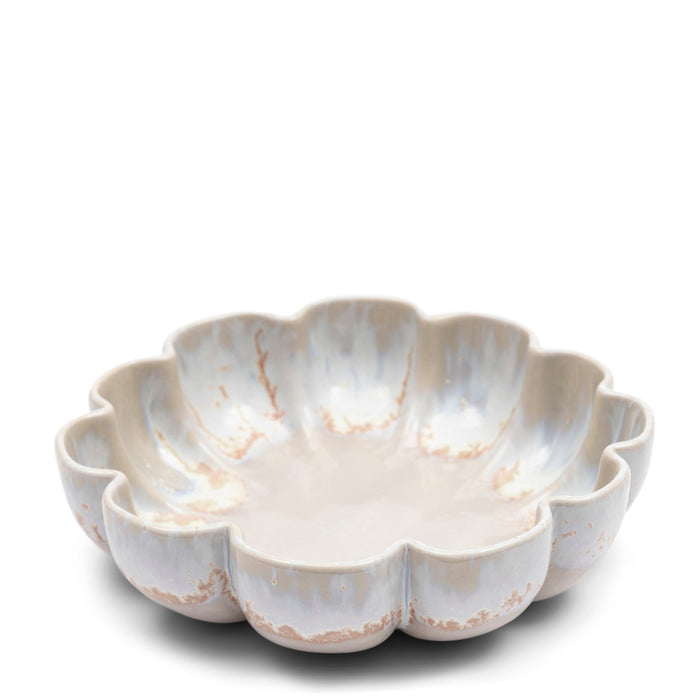 Riviera Maison Diepe ronde schaal Beige - Blossom - Aardewerk