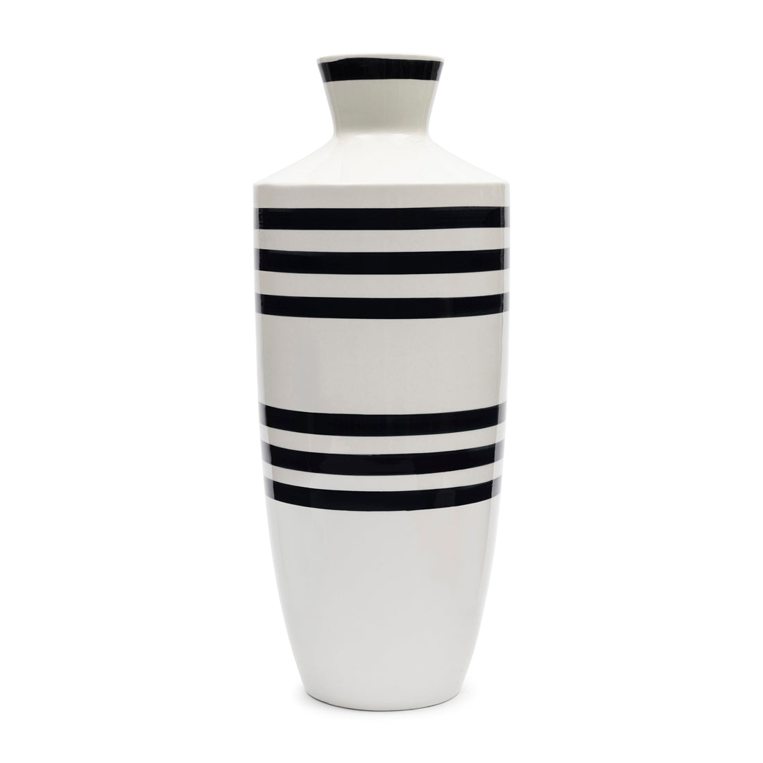 Riviera Maison Vaas Blauw|wit - Seaford - Aardewerk (ØxH) 23x53