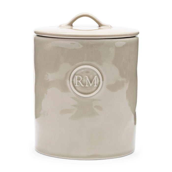 Riviera Maison Voorraadpot Grijs - Portofino - Aardewerk