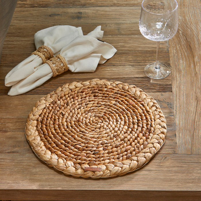 Riviera Maison Placemat Naturel - Ubud - Riet (ØxH) 38x0.5