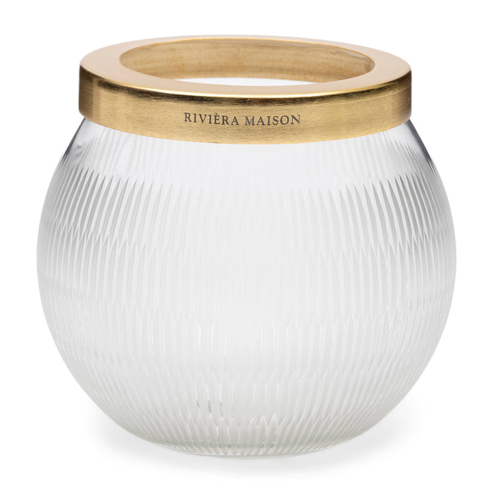 Riviera Maison theelichthouder Transparant - Pescara - Glas, Metaal