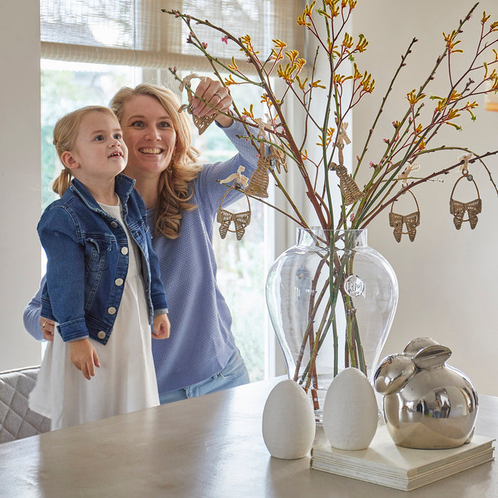 Riviera Maison Paashaas beeld Zilver - Easter Bunny - Aluminium