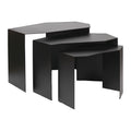 Ferm Living Shard Cluster Bijzettafel - Set van 3 - Zwart