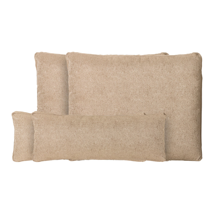 HKliving Lounge Tuinbank Kussenset -  Beige