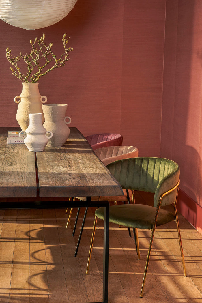 Mica Decorations Lane Kruik - H27 x Ø19 cm - Terracotta - Off White