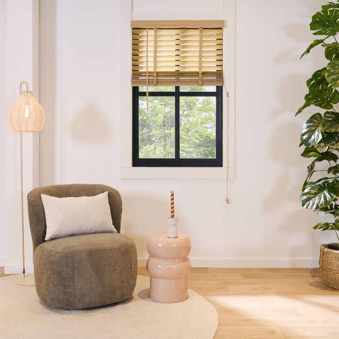 Jaloezie Hout - Hout - Naturel - Hout - 80x130x5cm (BxHxD)