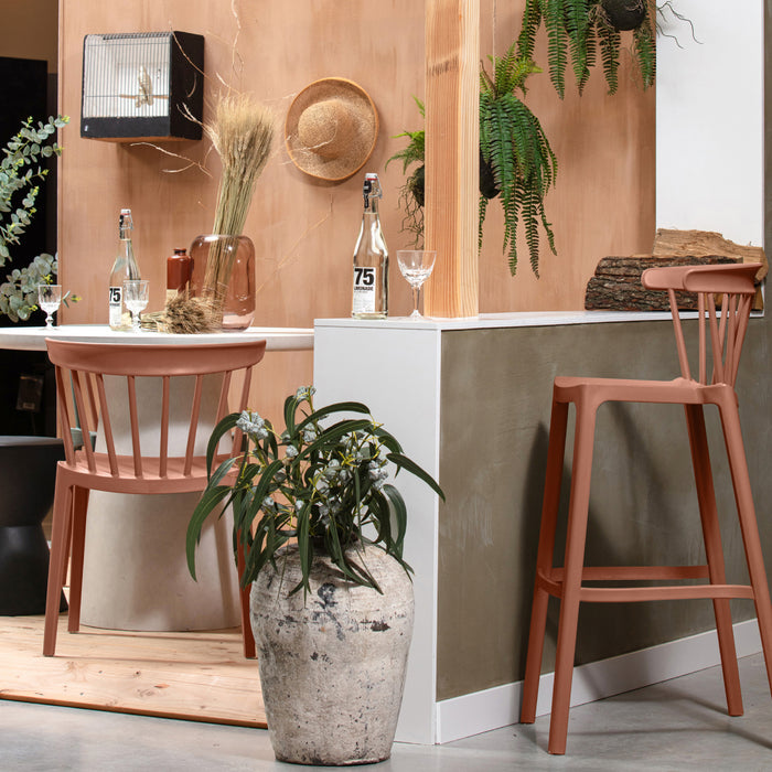 Woood Bliss Spijlenstoel - Brique