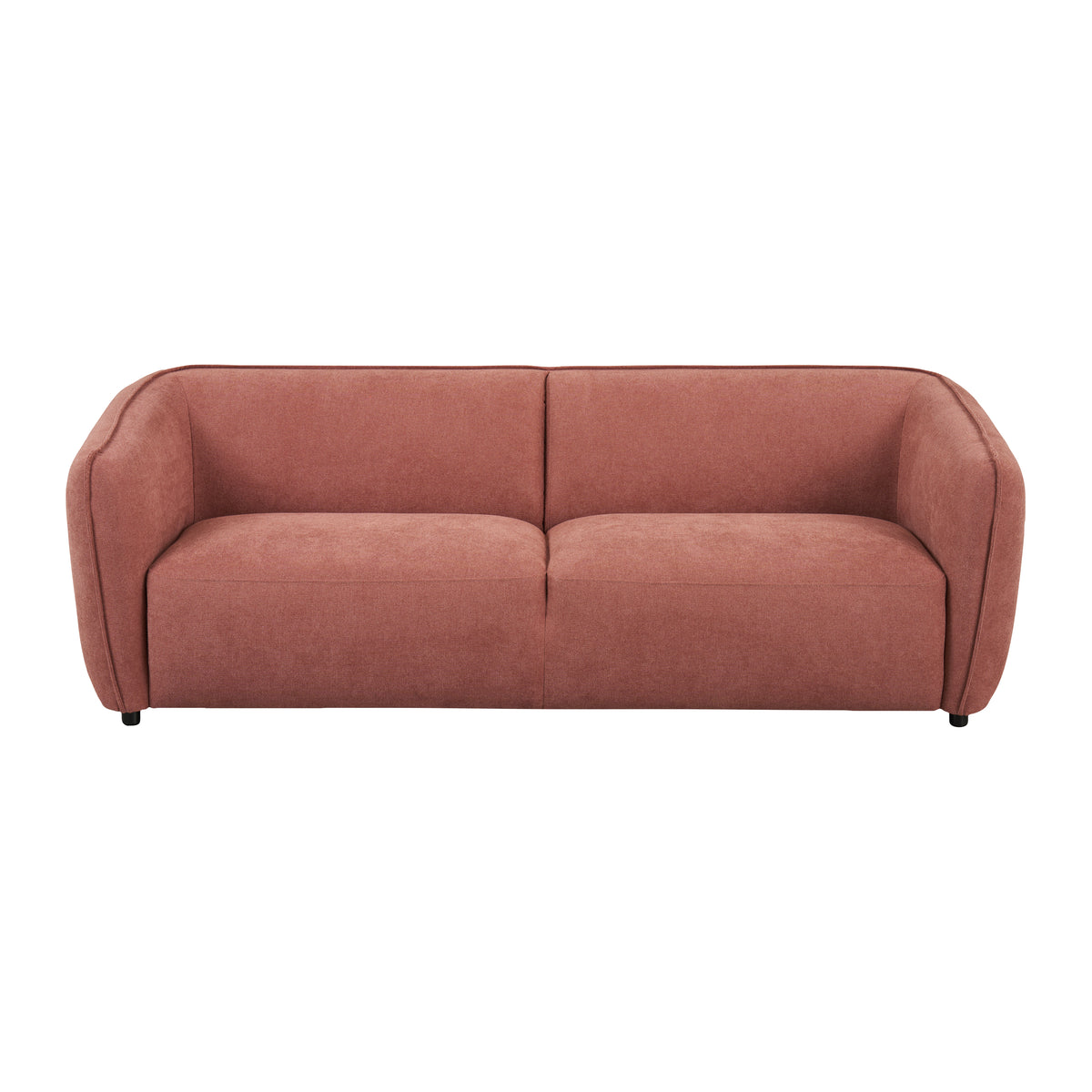 by fonQ Soft 3-zitsbank - Micro Chenille - Oud Roze