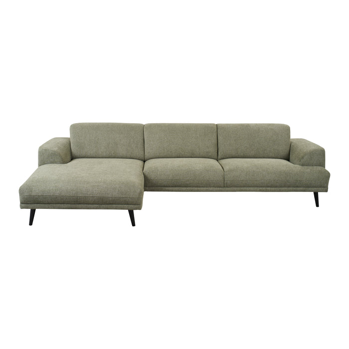 by fonQ Flair Hoekbank met Chaise Longue Links - Groen