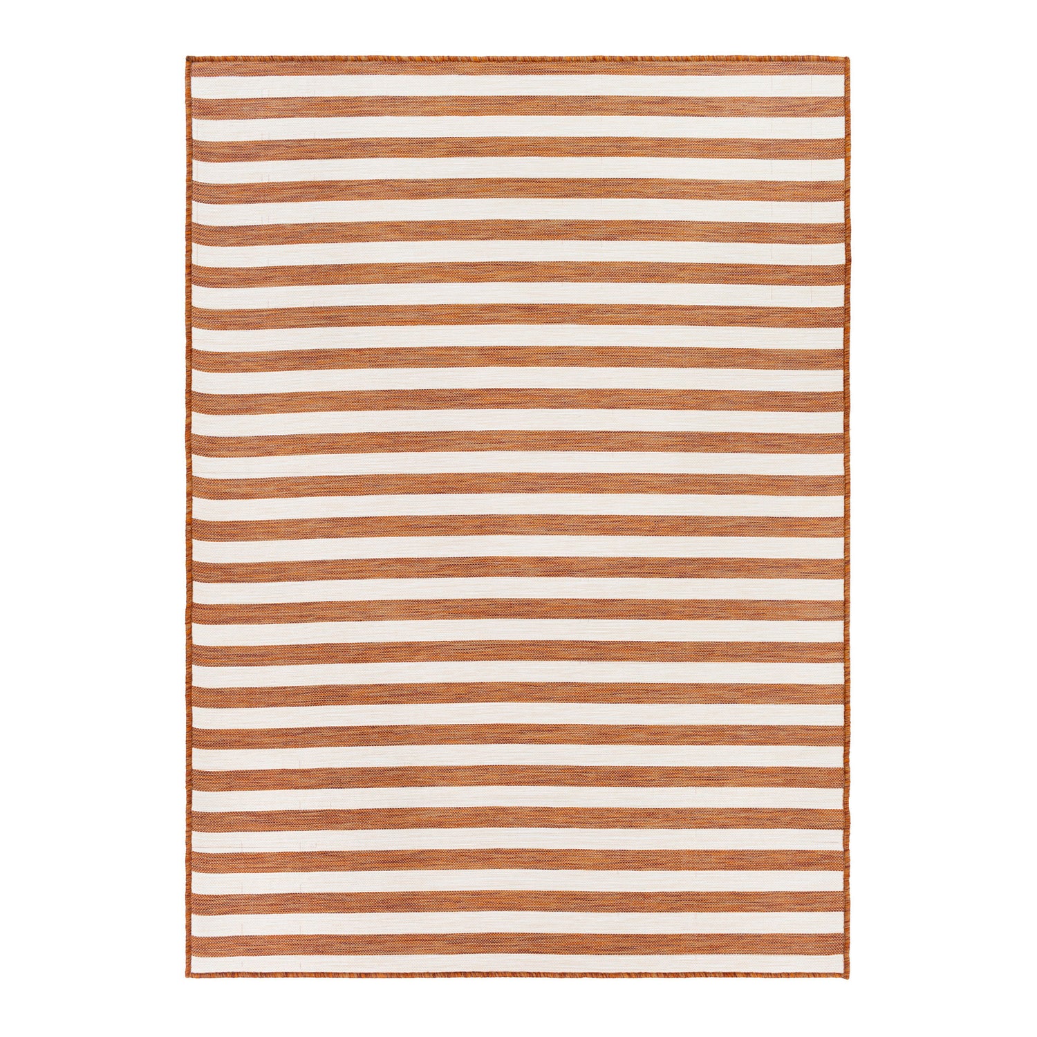 by fonQ Breezy Vloerkleed 160 x 220 cm - Steenrood / Ivoor