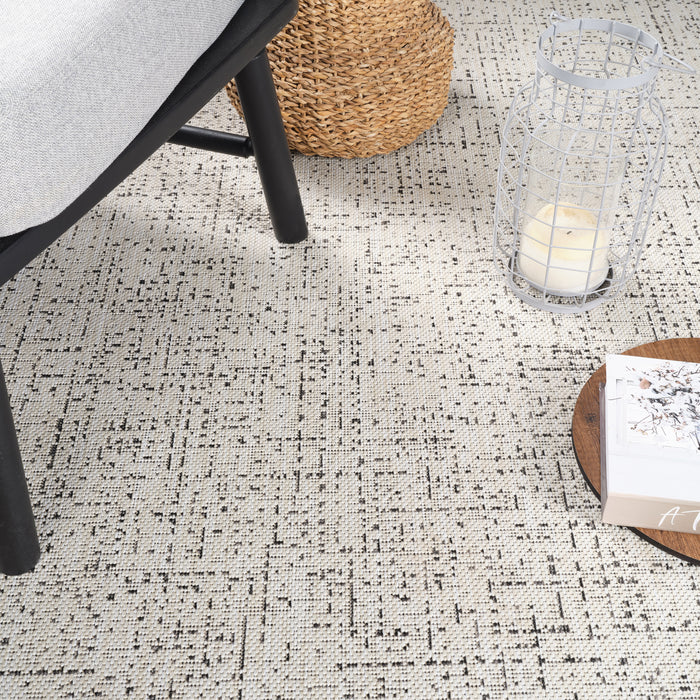 by fonQ Pixel Vloerkleed 160 x 213 cm - Beige