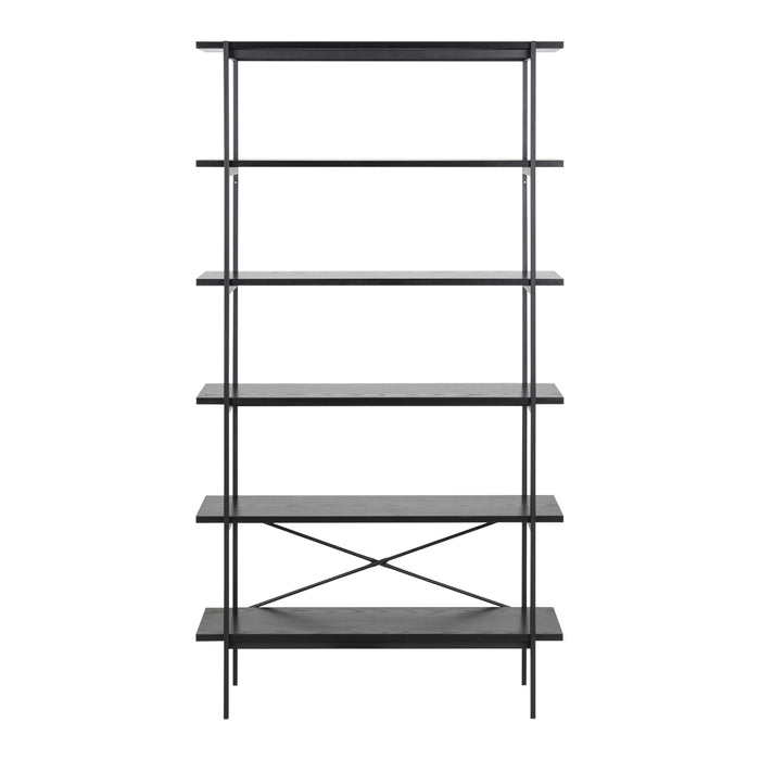 by fonQ basic Sleek Stellingkast B 94 cm - Ash Black