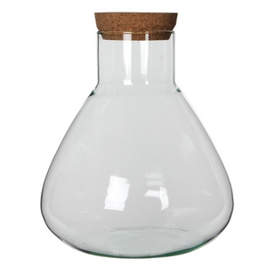 Mica Decorations Emily Voorraadpot Glas Transparant - 32 x ¯29,5 cm
