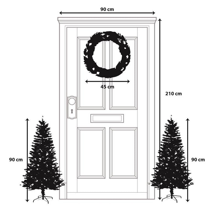 Black Box Glendon Dennengroen Set van 3