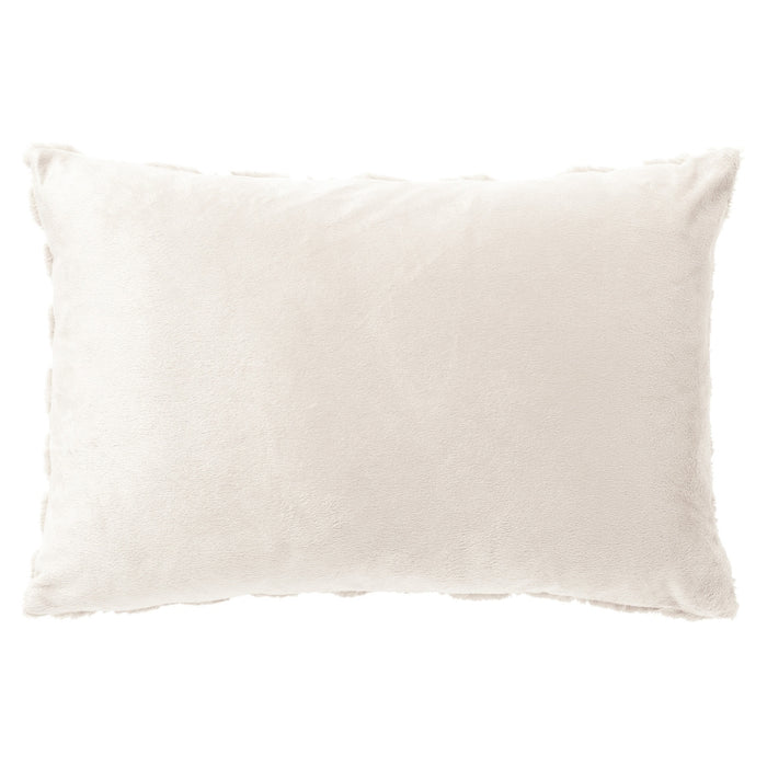 Bedsprei + Sierkussens Ayana | Aya - Creme|Wit - Polyester