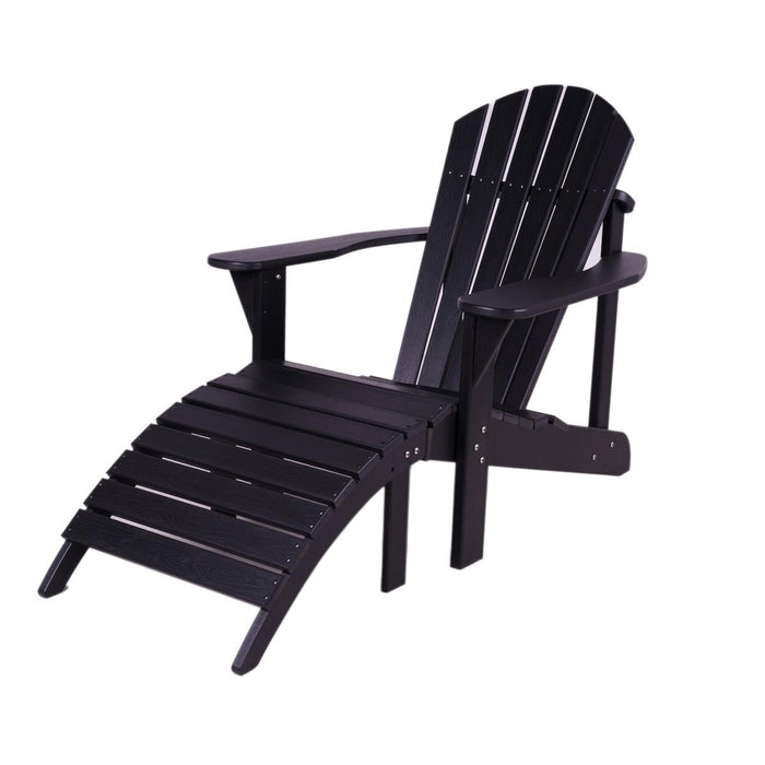 Adirondack tuinstoel Montreal met voetenbankje