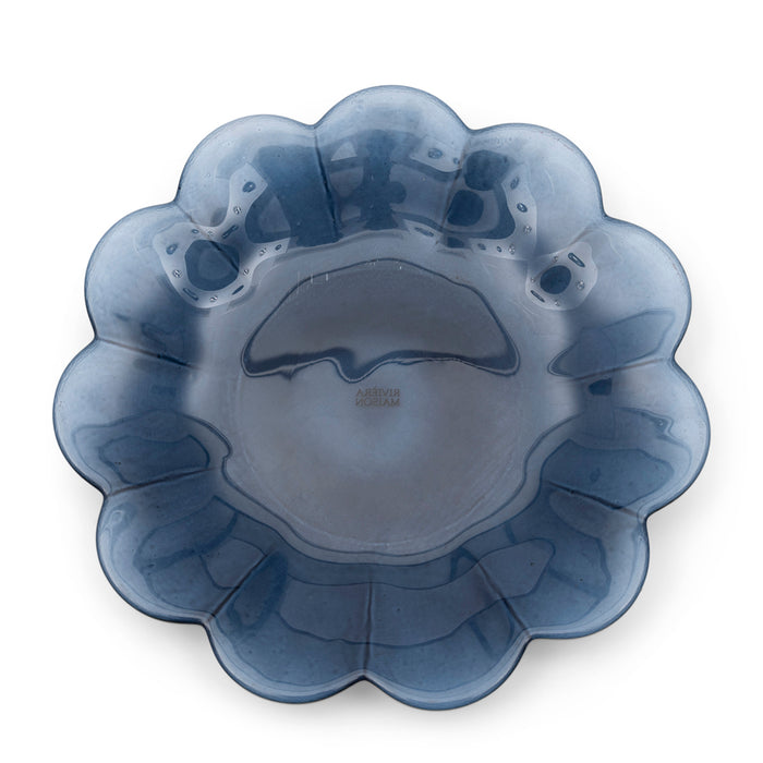 Riviera Maison dinerbord Blauw - Toulouse - Glas (ØxH) 21.5x2