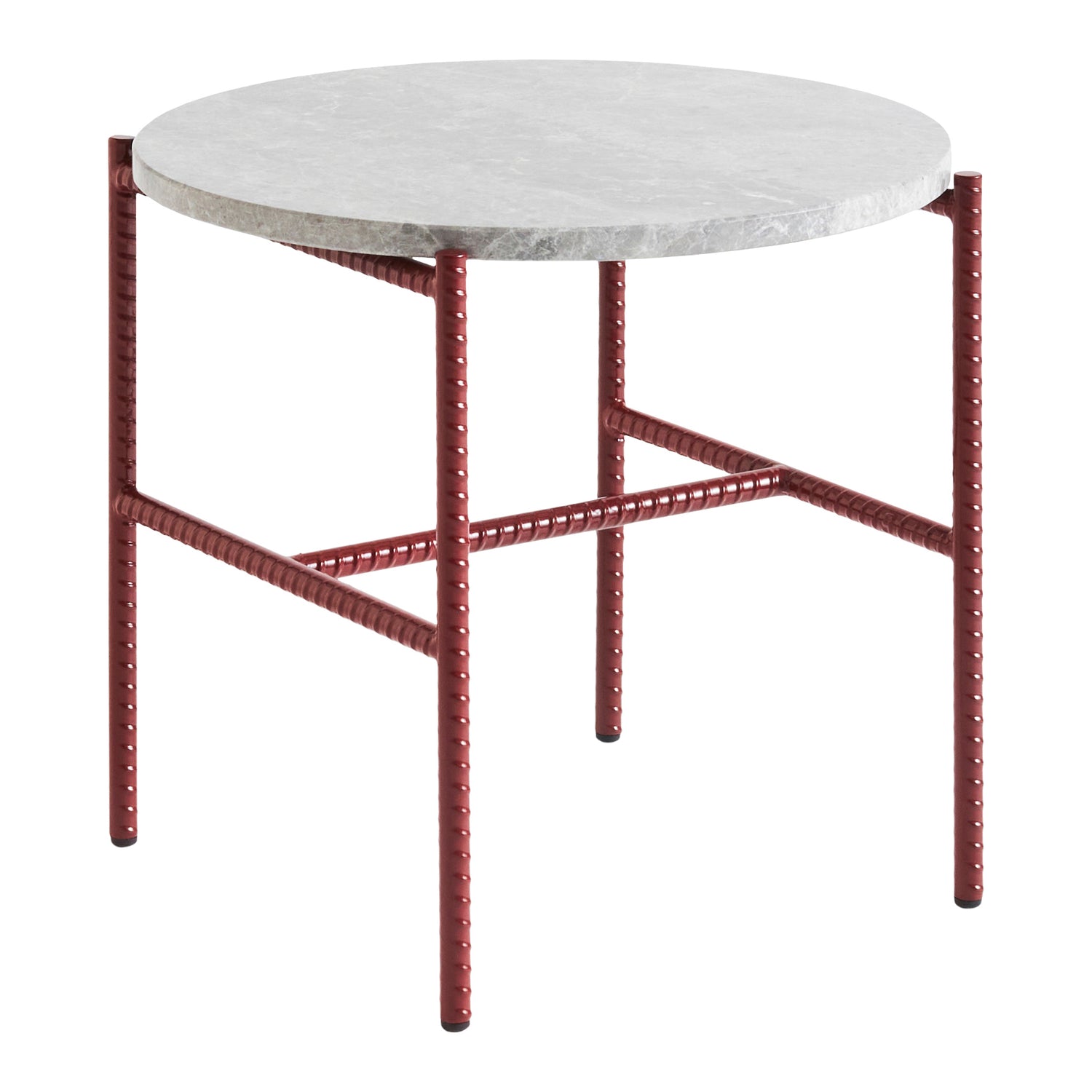 HAY Rebar Bijzettafel Ø 45 cm - Barn Red